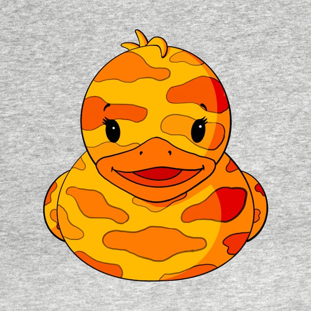 Camouflage Rubber Duck by Alisha Ober Designs